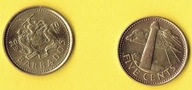 BARBADOS 5 Cents 2010 r.