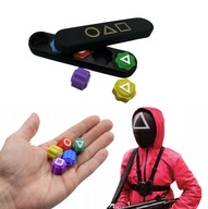 KOŚCI GONGGI GONGI CONGGI GONG-GI SQUID GAME+POJEMNICZEK pudełko