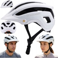 KASK NA ROWER ROLKI MĘSKI DAMSKI Z DASZKIEM SZOSOWY MTB REGULOWANY 57-62cm