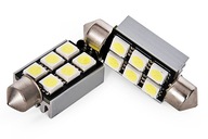 ŻARÓWKA RURKOWA LED C5W CANBUS 6 SMD 5050 36MM