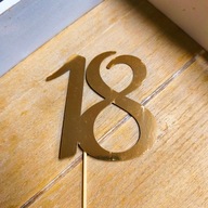 TOPPER NA TORT PERSONALIZACJA 30,40,50 DEKORACJA