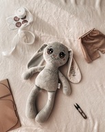 Personalizowany królik imię/metryczka prezent dla dziecka pamiątka narodzin