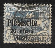$POCZTY PLEBISCYTOWE - GÓRNY ŚLĄSK ROCZNIK 1921 Fi 32 kas.