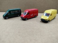 Trzy busy Mercedes, 1/87, 2x Herpa, 1x Wiking
