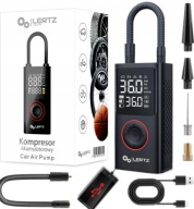 Pompka rowerowa elektryczna LERTZ z manometrem i powerbankiem 4000 mAh
