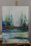 Sylwia Gromacka Staśko , aryl na płótnie 50 x 60