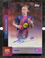 2025/26 Topps FC Barcelona Team Set - Ewa PAJOR 22/25 Auto Orange Rainbow