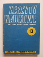 Zeszyty naukowe 13 Instytutu badania prawa sądowego