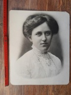 XIX/XX w Piękna kobieta duży portret