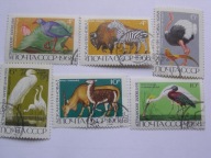 ZSRR - zwierzęta rezerwatu Askania i Astrachań - Mi. 3545-50 - kasowane