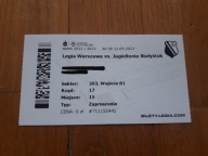 Bilet Legia Warszawa - Jagiellonia 12.05.2023