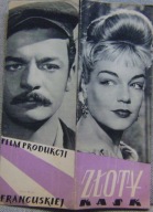 ZŁOTY KASK -film prod.francuskiej - program kinowy -lata 50-te