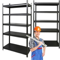 REGAŁ MAGAZYNOWY GARAŻOWY METALOWY DODAS 200 x 100 x 50 cm 150kg NA PÓŁKĘ