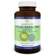 Suplement diety Medverita Palma sabałowa 400 mg 120 kapsułek