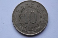 10 DINARÓW 1977 R. JUGOSŁAWIA - FZ38
