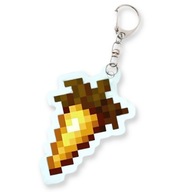 Brelok MINECRAFT Złota Marchewka Golden Carrot Zawieszka Prezent DO KLUCZY