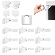 10x ZABEZPIECZENIE MAGNETYCZNE DO SZAFEK BLOKADA MEBLI BLOKADY DLA DZIECI