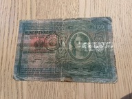 Austro - Węgry - 100 koron - 1912