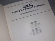 Katalog lamp "Eimac Power Tubes Catalog"