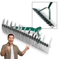 AERATOR WERTYKULATOR RĘCZNY GRABIE NAPOWIETRZANIE TRAWNIKA NOWY SZER 36CM