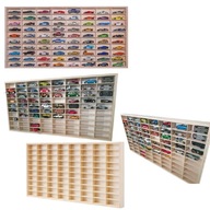 PÓŁKA NA SAMOCHODZIKI HOT WHEELS AUTA RESORAKI SKLEJKA PREMIUM 80 MIEJSC