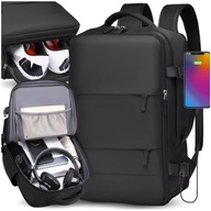 PLECAK DO SAMOLOTU PODRÓŻNY WIZZAIR 40x30x20 BAGAŻ PODRĘCZNY KABINOWY USB