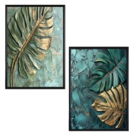 Plakat Zestaw 50x70 2 szt. plakaty ,postery MODERN,MONSTERA*2000*