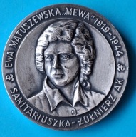 Ewa Matuszewska "MEWA" 1919 -1944 Sanitariuszka żołnierz AK