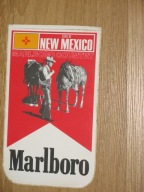 MARLBORO NEW MAXICO oryginalna naklejka z 1981 roku