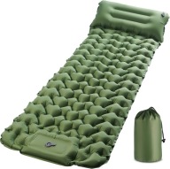 SAMOPOMPUJĄCA KARIMATA KEMPINGOWA MATERAC TURYSTYCZNY Z PODUSZKĄ