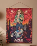 Plakat A3 Stranger Things 5, Ucieczka z Camazotz, retro art, bez ramy