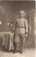 AUSTRO-WĘGRY -I WOJNA ŚWIATOWA -ŻOŁNIERZ -PORTRET -format pocztówkowy