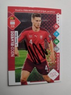 Karta panini autograf Szwajcaria Elvedi Road to Qatar 2022