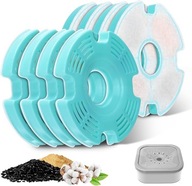 Filtry Wymienne Do Poidełka Fontanny Dla Kota Psa Zestaw 8 Sztuk