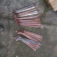 PRZEDNIE SŁUPEKI WEWNĘTRZNE DACHU PRAWY I LEWY FIAT 126P ST FL EL BIS