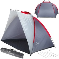 DUŻY NAMIOT PLAŻOWY OGRODOWY OCHRONA UV PARAWAN 220CM POKROWIEC PRZENOŚNY