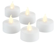 JYSK ŚWIECZKA ZESTAW ŚWIECZEK LED NA BATERIE W/LED ELI TEALIGHT 5 SZTUK
