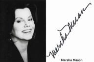 Autograf Marsha Mason