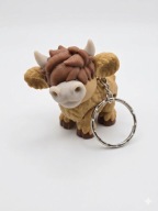 Breloczek Krowa Highland - Brelok Druk 3D