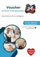 Voucher na serwis kotła gazowego