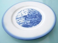 Talerz z motywem kaczki, Porcelit Tułowice, Oryginał