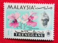 MALEZJA TRENGGANU 1965 storczyki czyste**