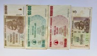 203 - ZIMBABWE - zestaw DOLARÓW