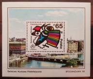 Polska blok 130** Światowa Wystawa Filatelistyczna Stockholmia nr 86 !!!