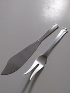 Nóż i widelec półmiskowy