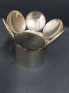 Stary metalowy świecznik skandynavia design