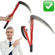 SIERP NÓŻ SKŁADANY DO PODCINANIA TRAWY 23cm MOCNY KARCZOWNIK SOLIDNY BEGRIS