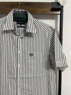 1 Blue Harbour biała granatowe pionowe pasy bawełna 1 kieszeń rozmiar L