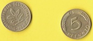 RFN - 5 Pfennig 1969 r. J