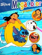 KOLOROWANKA KLASYCZNA XXL STITCH DISNEY + NAKLEJKI